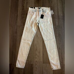 Flying Monkey Platinum high rise skinny acid wash denim .NWT.